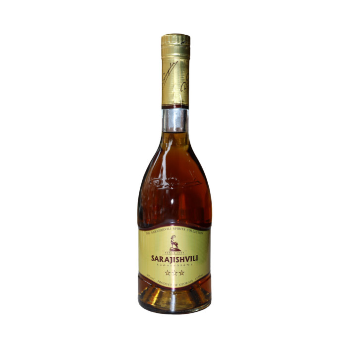 BRANDY Sarajishvili 3 звезды 0.5L